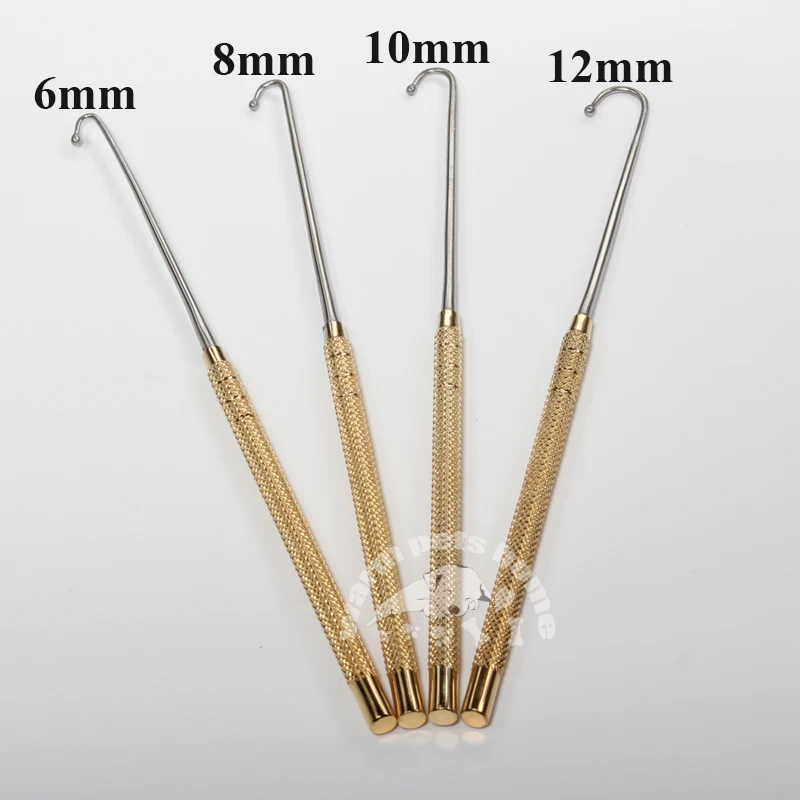 Animal Uterine Hook Dog Cat Ovarian Spay Snook Hook 172mm Veterinary Surgical Instruments