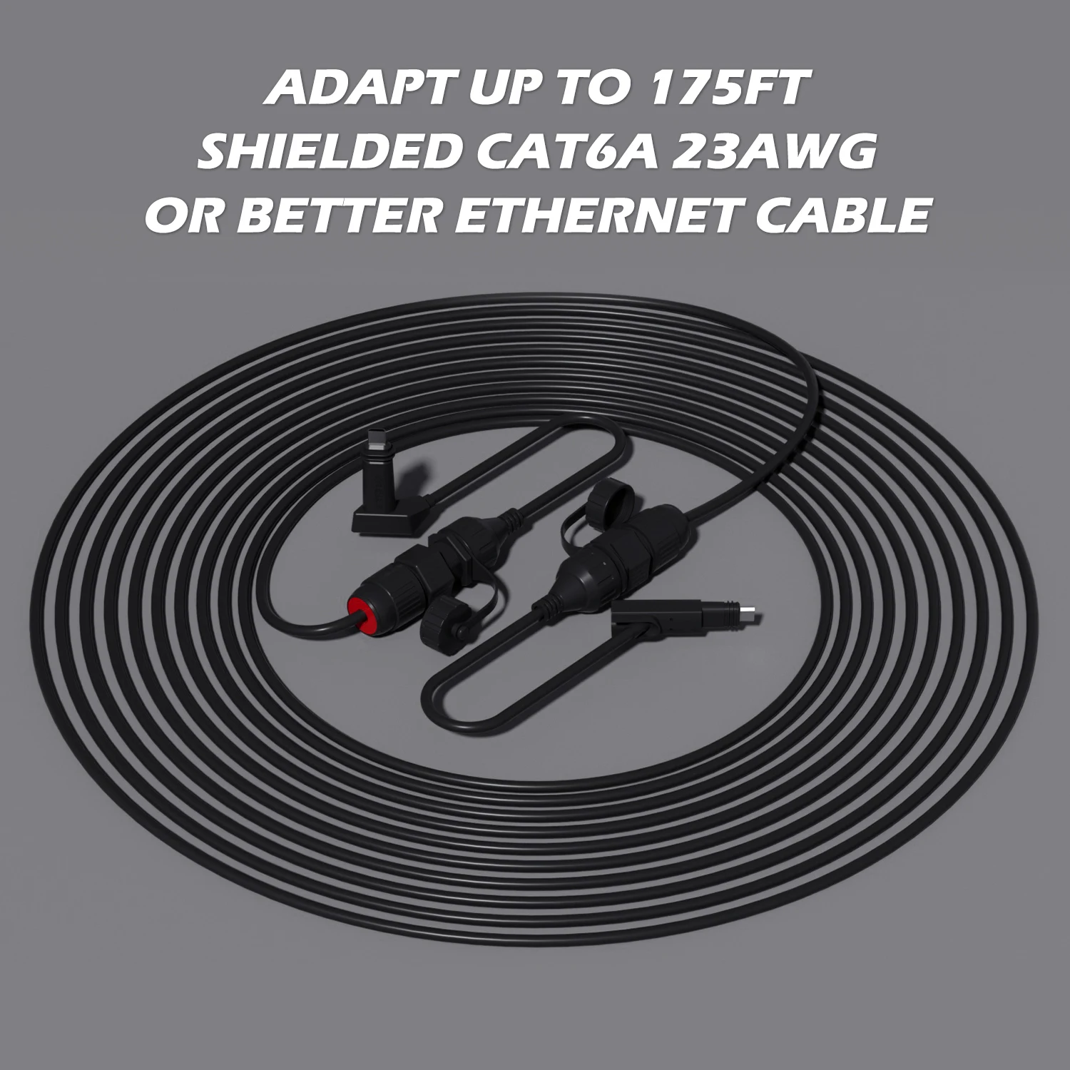 Штекер STARGEAR Starlink SPX к адаптеру RJ45, водонепроницаемый кабель Starlink RJ45, гнездовые коннекторы для Starlink V2 Dishy & Router