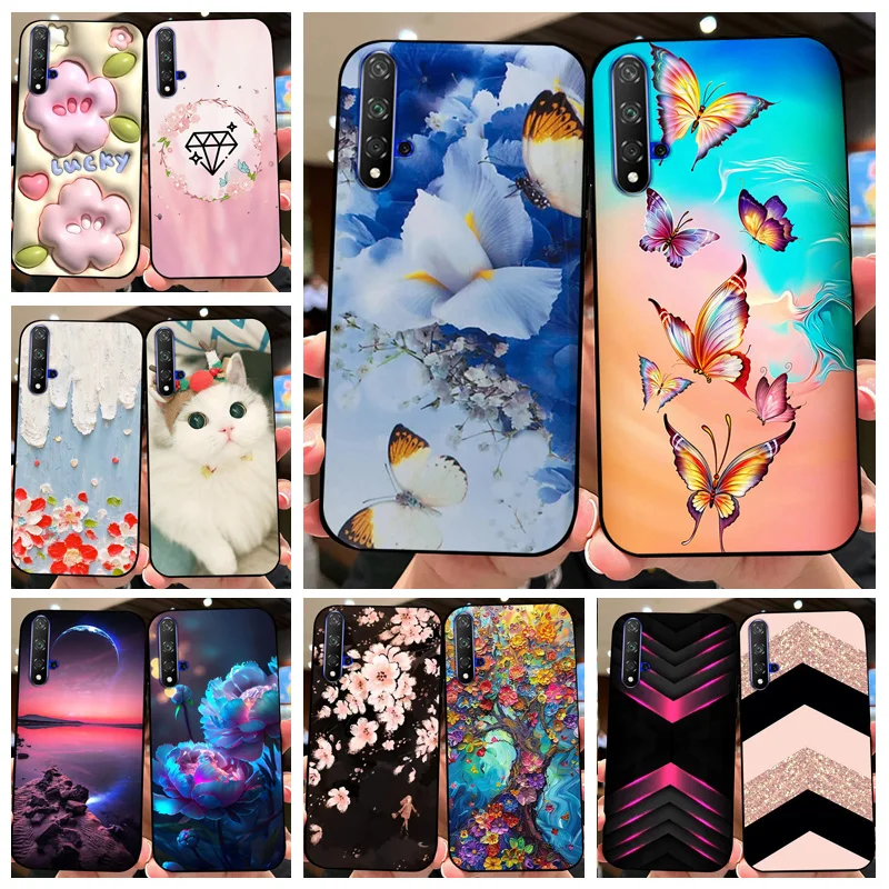 For HUAWEI Nova 5T Phone Cover Shockproof Shell For Nova5T Soft TPU Silicone Back Case YAL-L21 YAL-L61 YAL-L71 YAL-L61D Funda