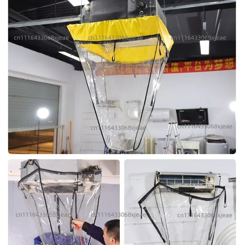 Professional Air Conditioner Cleaning Cover Receiving Dust Washing Tool Cover