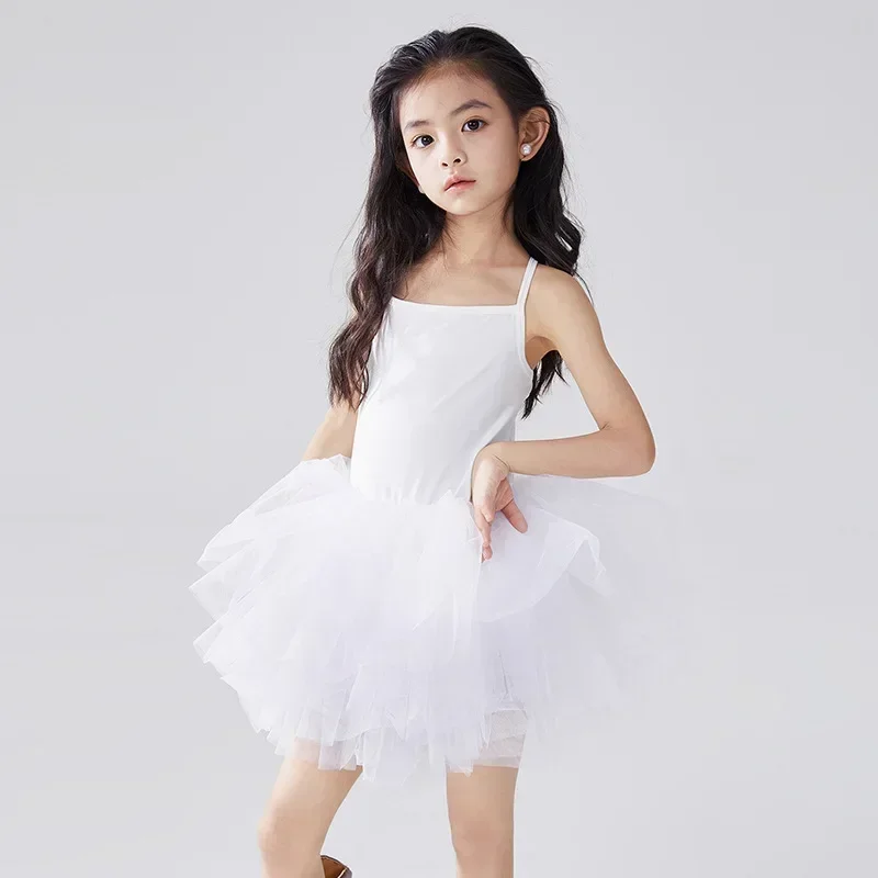 New Girl Ballet TuTu Dress 2-8 Ys Fashion Professional Kids Dancing Party Dress Performance Costume Princess Wedding Dress image 6