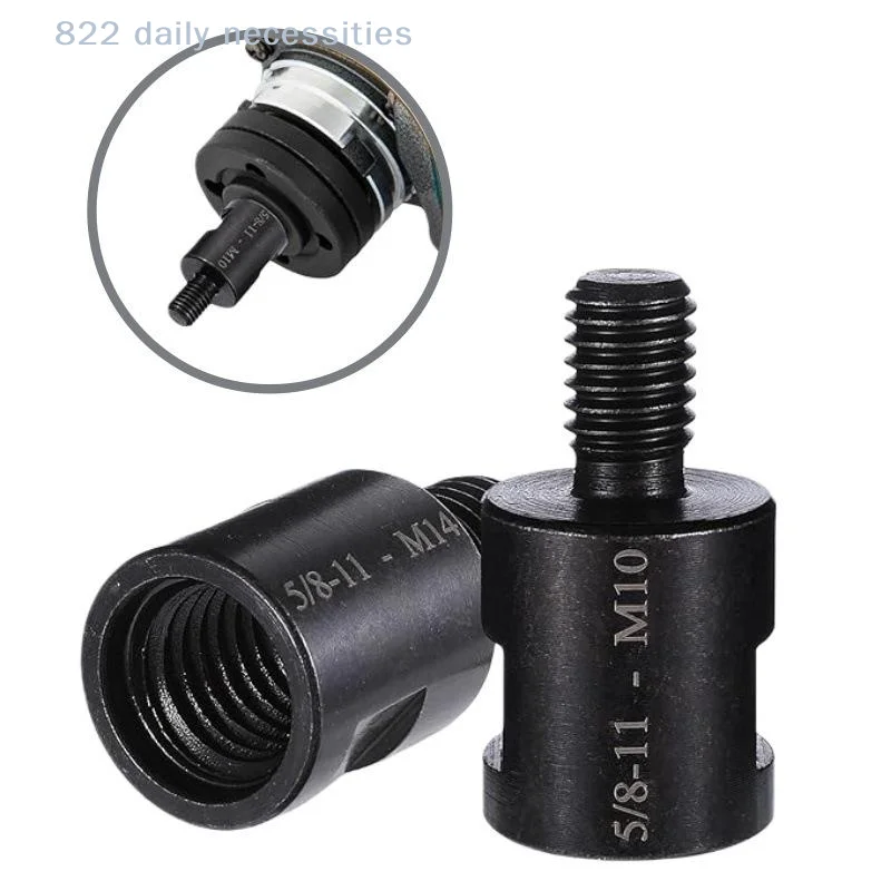 Angle Grinder Screw Adapter Rustproof M10 M14 5/8-11 Thread Converter Connector for DIY Woodworking Metal Polishing Use