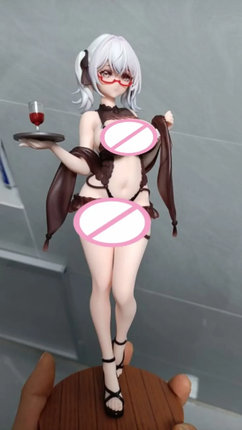 Em estoque 100% original animester cynthia anime figura de ação sexy série brilhante garçonete decoração ornamentos modelo adulto brinquedo