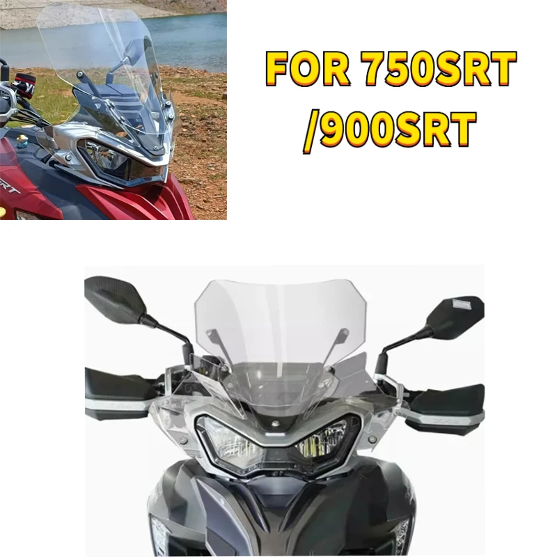For QJMOTOR 750SRT /900SRT Motorcycle modification front windshield  750srt 900 SRT