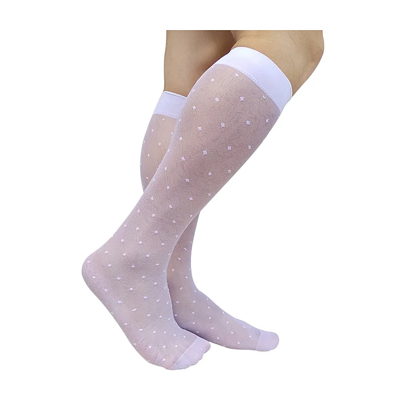 

Ultra Sheer Mens Nylon Silk Socks Knee High Quality Formal Dress Suit Stockings Sexy Fetish Collection Hose