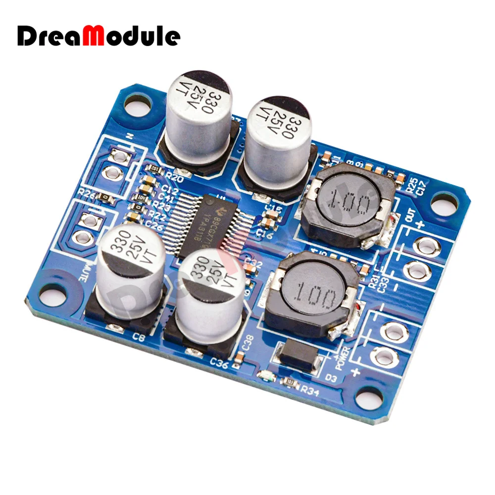 Tpa3118d2 Mono Audio Ontvangende Eindversterker Board Module Digitale Eindversterker Board Module 30W Dc 10V 24V Amp Module 4-8oh
