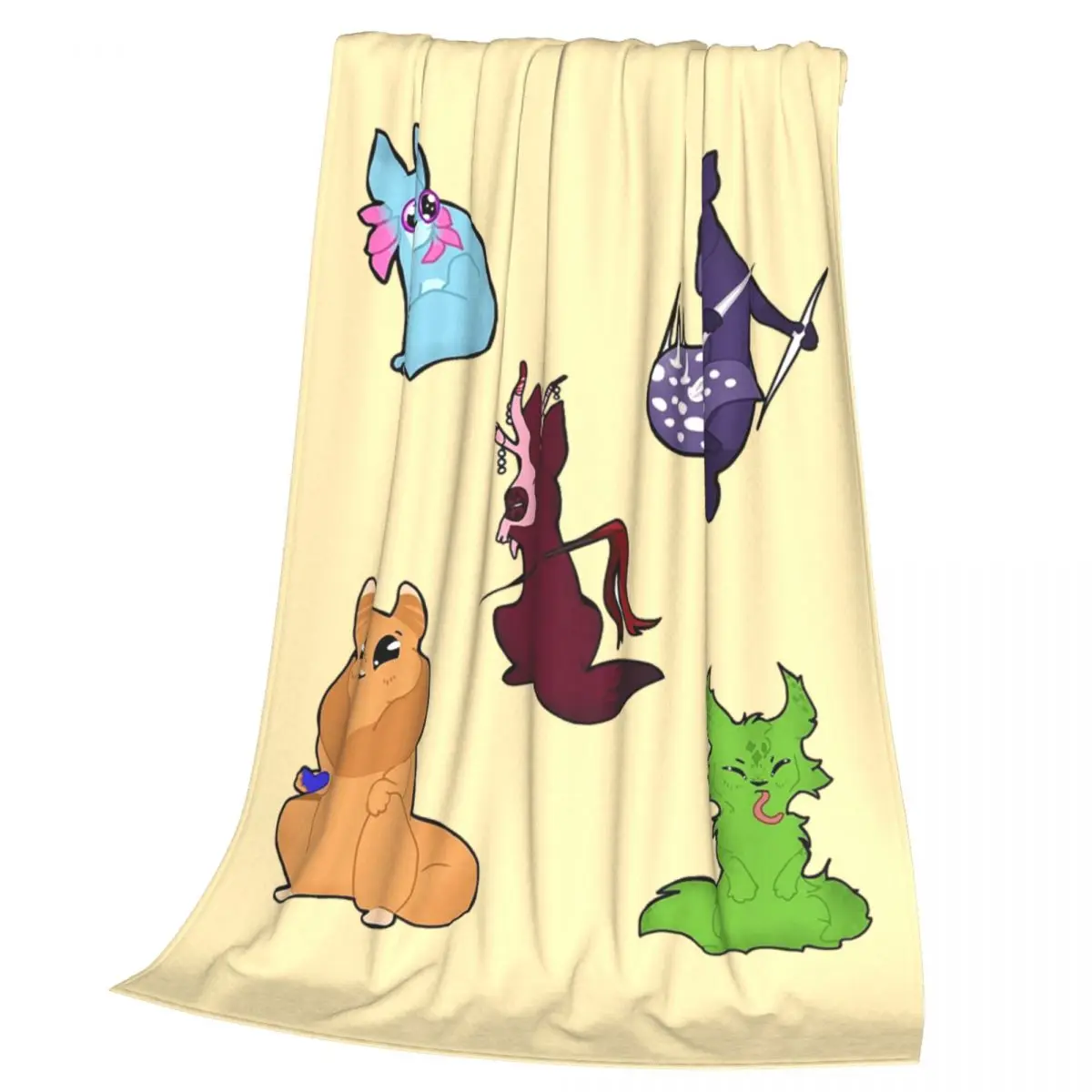 Rain World Downpour Blankets Soft Warm Flannel Throw Blanket Plush for Bed Living room Picnic Travel Home Sofa
