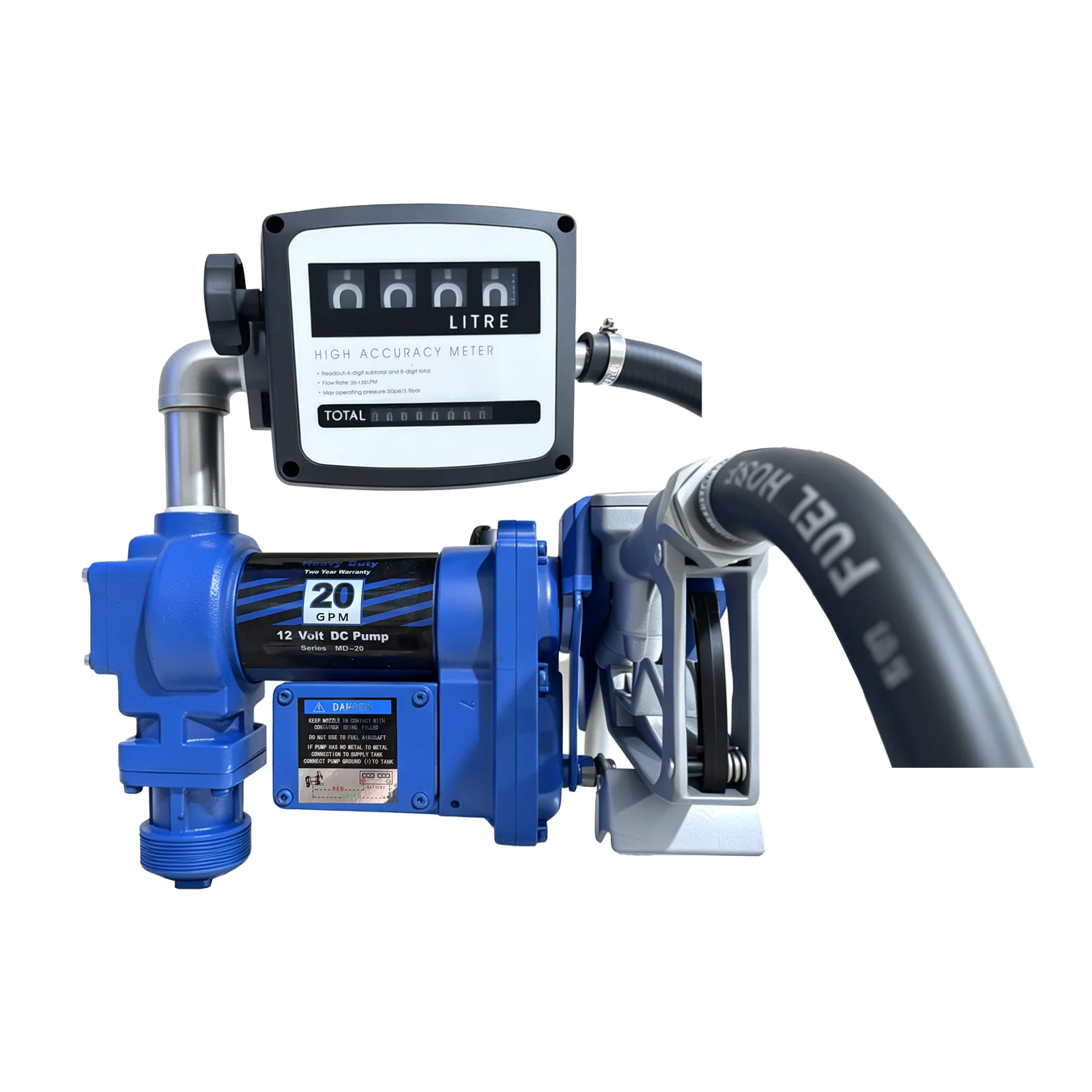 Explosion-Proof Drum Pump with Dual-Measurement Mechanical