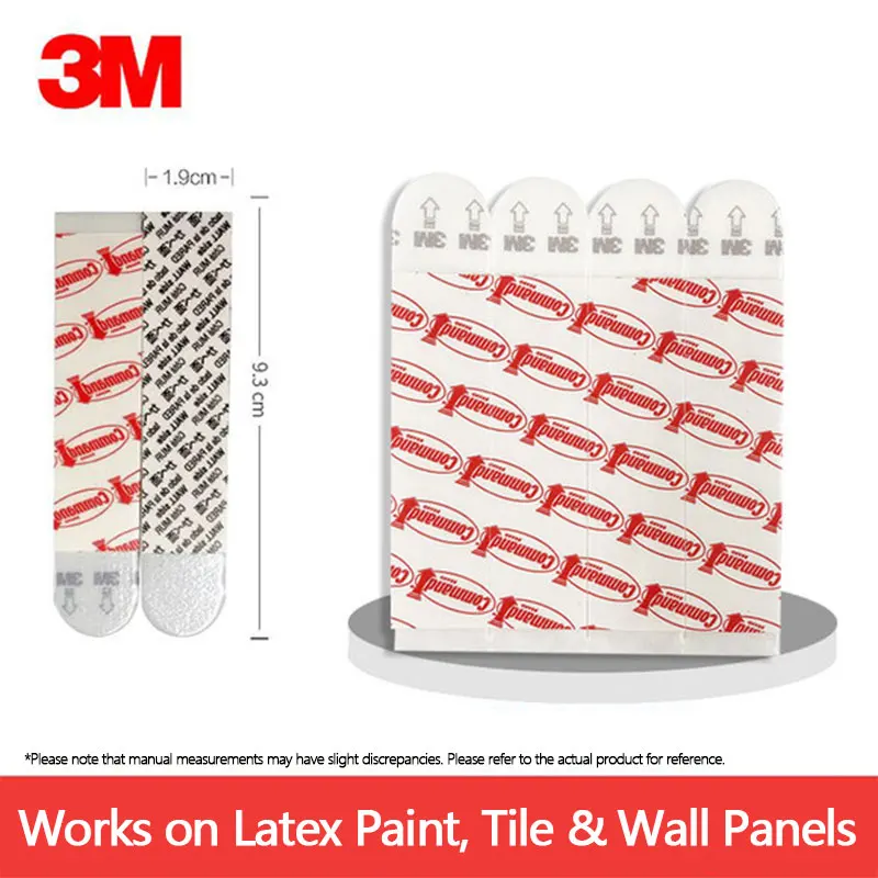 Genuine 3M Command Double Sided Magic Tape No Drilling High Viscosity Adhesive Sheets for Strong Firm Fixing Mounting