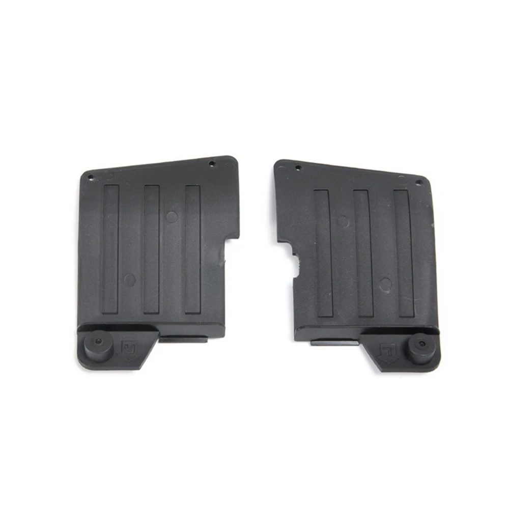 Para-lamas dianteiro e traseiro de plástico preto para 1/10 rc crawler carro axial scx10 ii 90046 90047 peças de atualização