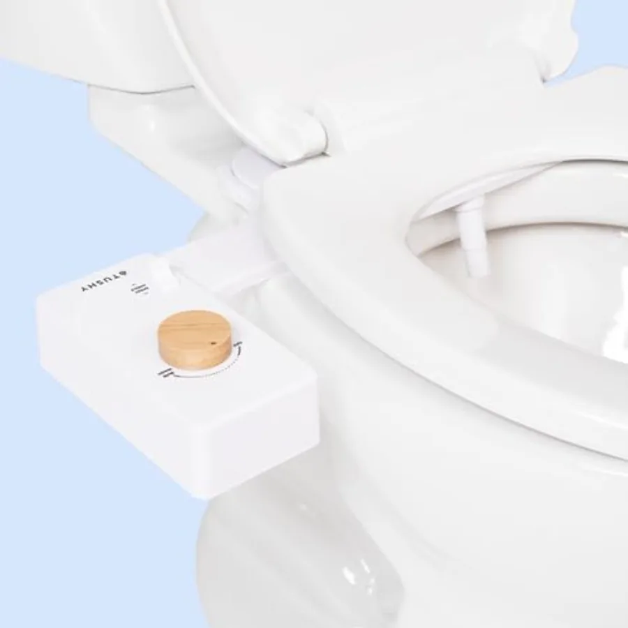 

TUSHY Classic 3.0 Bidet Toilet Seat Attachment - Non-Electric Self-Cleaning Water Sprayer with Adjustable Water Pressure and No