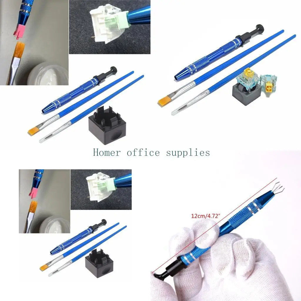 

K43B DIY Switch Fixer Opener Removal Mechanical Keycaps Puller Lube Station