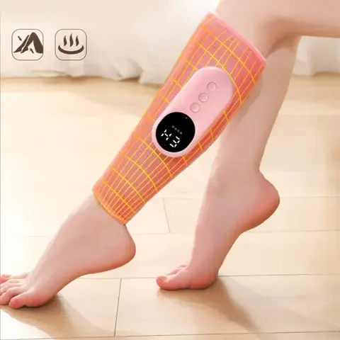 순환용 충전식 다리 마사지기, 무선 공기 압축, 다리 근육 이완용 종아리 마사지기