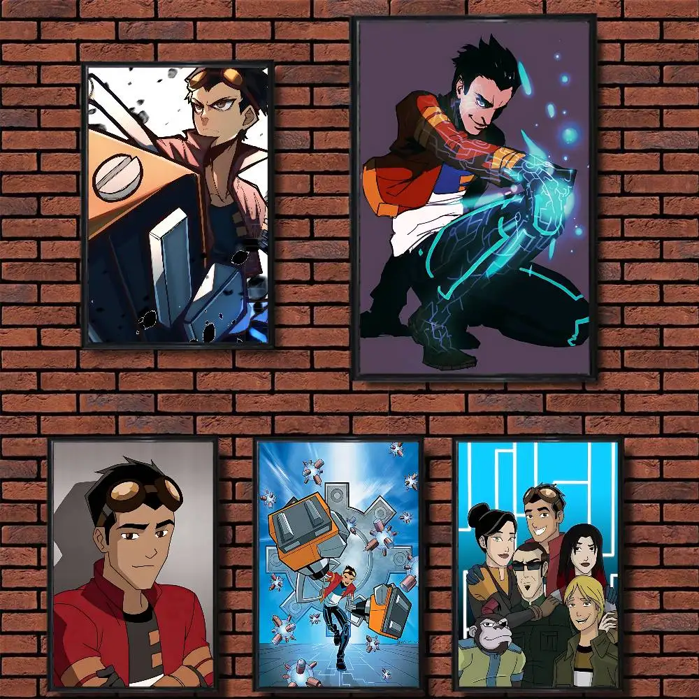 

animation Generator Rex Salazar Poster HD Art Sticky Wall Waterproof Home Living Room Bedroom Bar Aesthetic Decoration