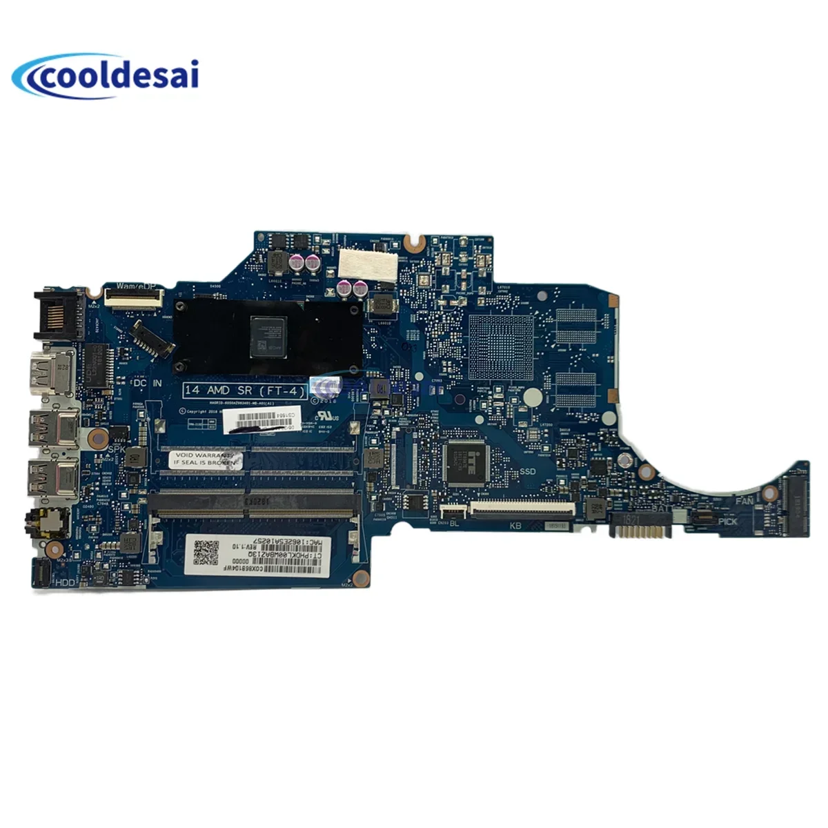 

Материнская плата для HP 14-CM 245 G7, с процессорами A4/A6, встроенные L23390-601, L23391-601, 6050A2983401-MB-A01, восстановленная