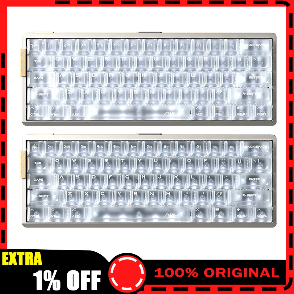 

Aula AG60 клавиатура с магнитным переключателем, проводная механическая клавиатура, 8000 Гц, RT0,01 мм, игровая клавиатура, аксессуары для ПК из алюминиевого сплава