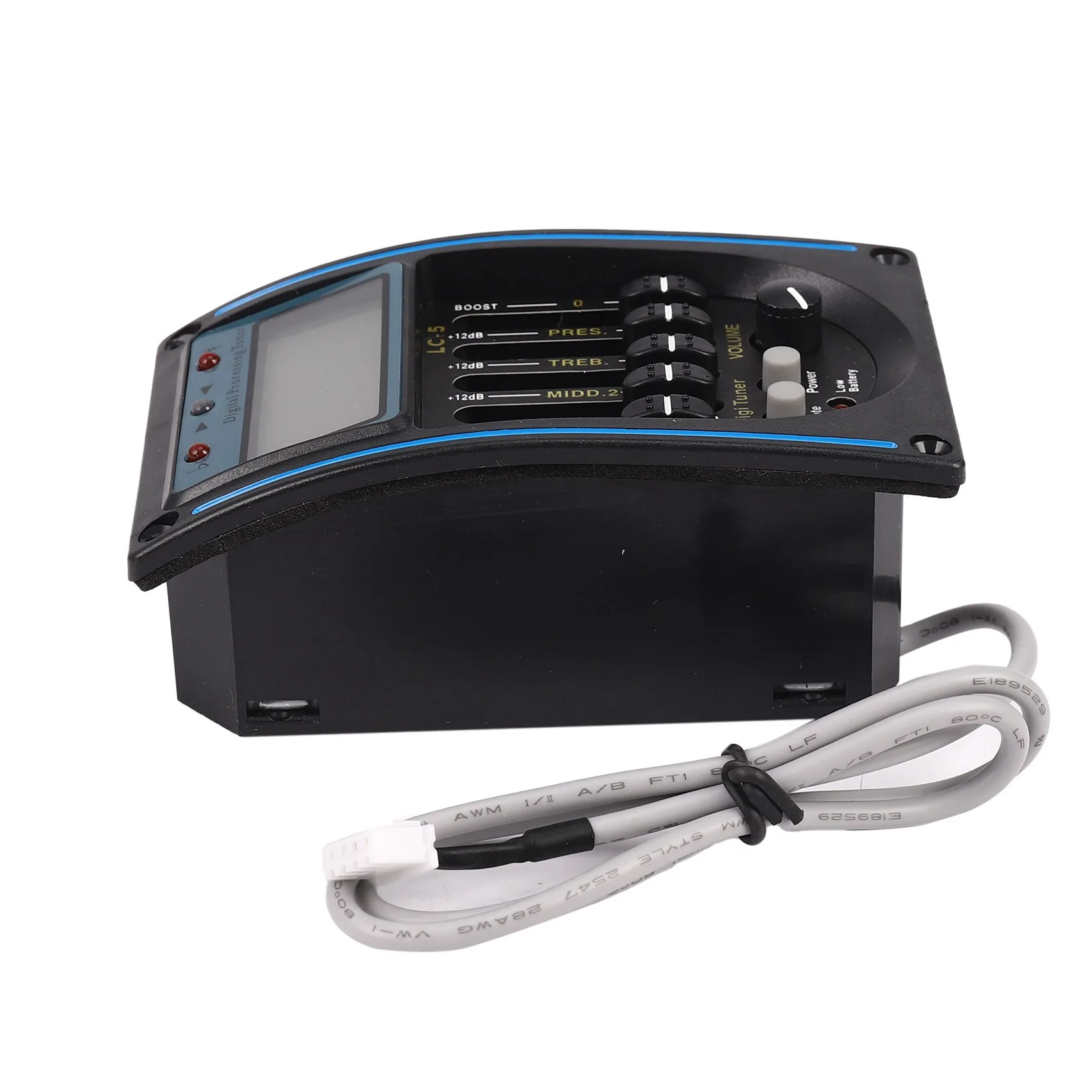 

A37Q-2X 5 Band EQ Equalizer Pickup, Acoustic Guitar Preamplifier Tuner With LCD Tuner And Volume Control LC-5