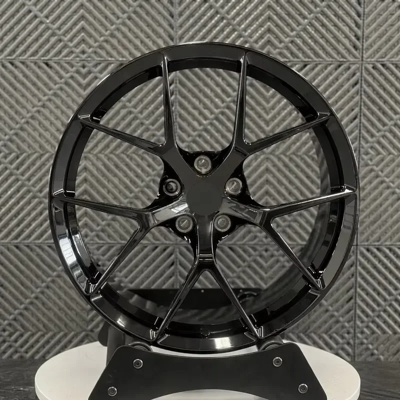 Hot Sale Chrome Polished Mid Concave Multi Spoke Custom Forged Wheels18 19 20 21 22 24 Inch5x112 5x114.3 5x120 5x115For 4 pcs