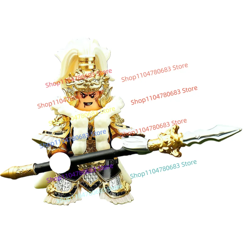 Blocs de construction MOC trois royaumes général Ma Chao, Mini figurine d'action, modèle d'assemblage, affichage, jouet animé, accessoire cadeau