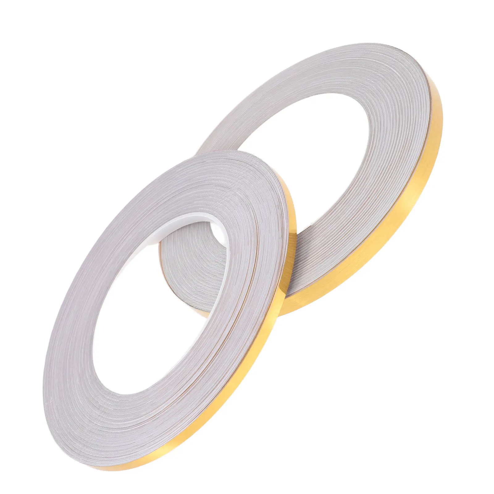 2Pcs Self Adhesive Gold Tile Seal Strips Peel Stick Decorative Stickers Embossed Wall Floor Border Label Easy Clean