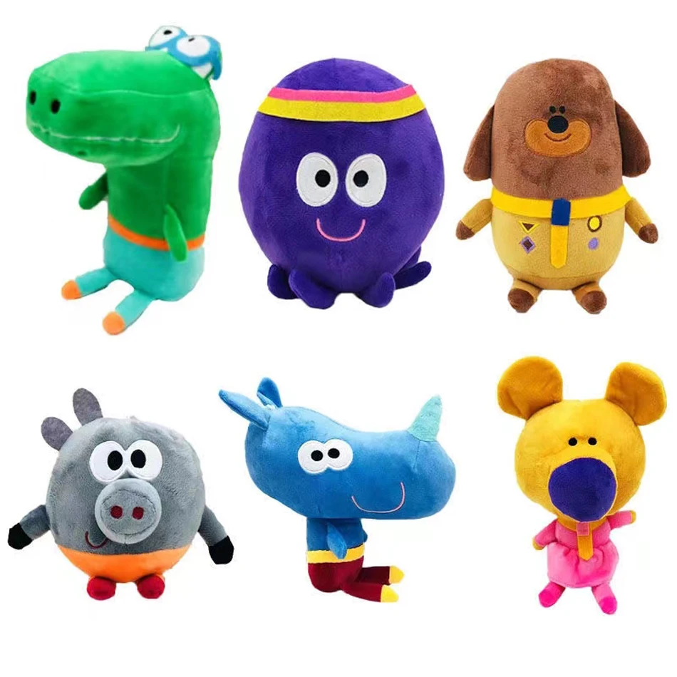 25 cm Hey Dog Leraar Knuffel Pluche Pop Leuke Cartoon Dier Baby Verhaaltje Vrienden Slapen Kerstcadeau