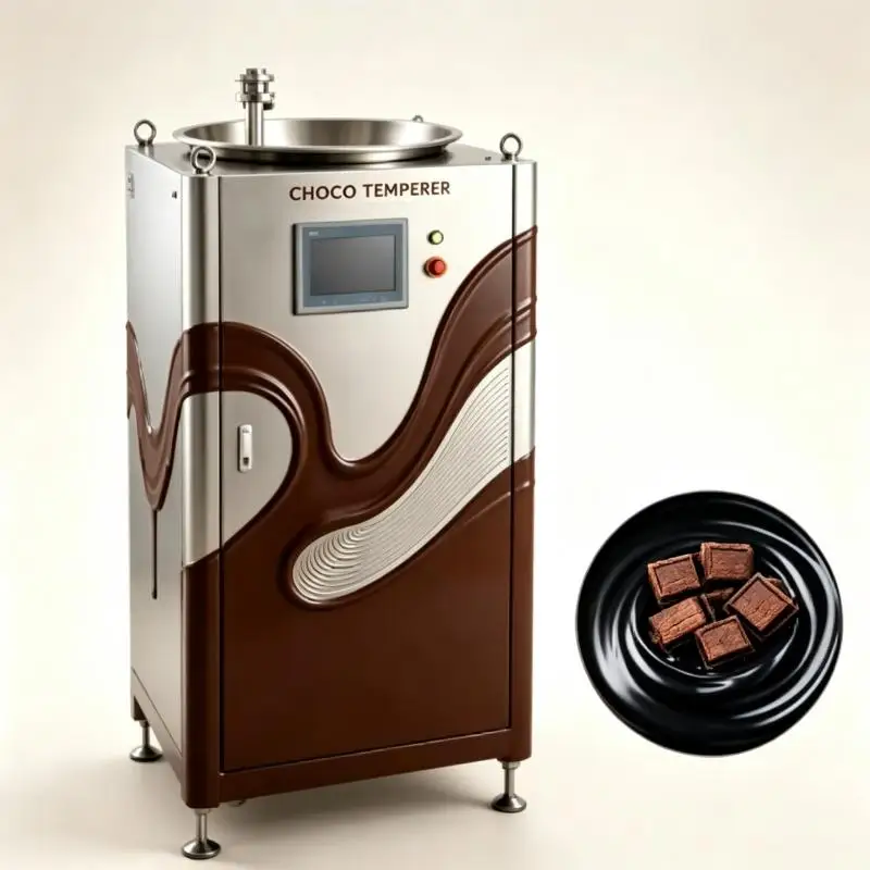 Automatic Chocolate Tempering Machine Commercial Melter Heating Cooling System for Confectionery Production
