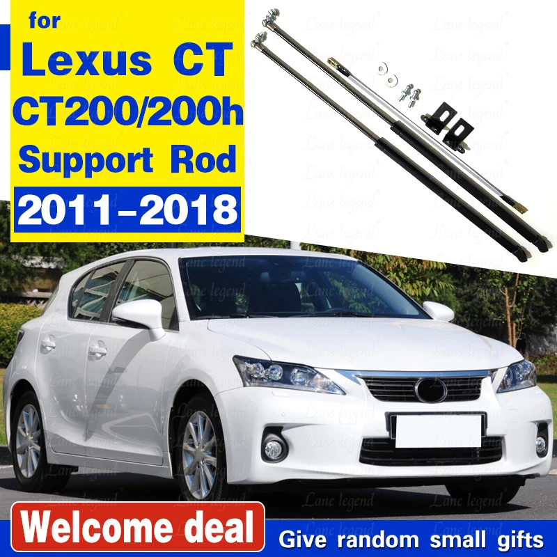 For Lexus CT 200 CT 200h 2011-2018 Front Hood Bonnet Gas Struts Shock Damper Lift Supports damper Absorber Support rod Bracket