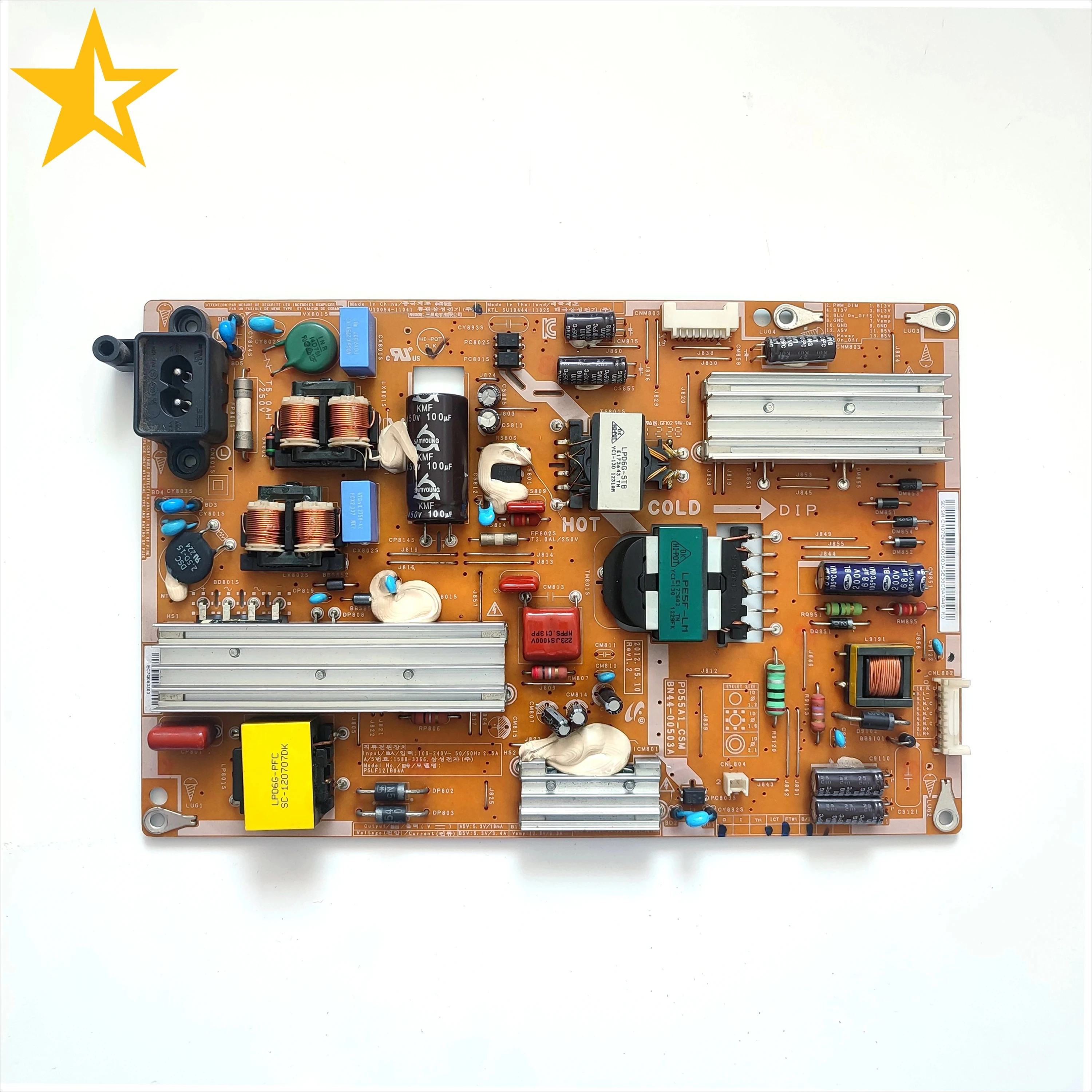

BN44-00503A = BN44-00503C PD55A1_CSM Power Supply/LED Board Be FOR UN50ES6100FXZA UN50ES6150FXZA UN55ES6003FXZA UN55ES6150FXZA