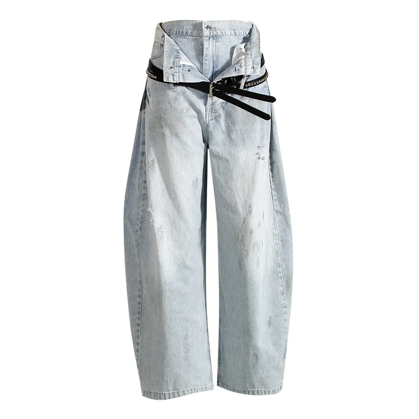 SuperAen Women's 2026 Autumn and Winter New Fashion Streetwear Cool Long Pants High Waist Oversize Full Length Pants