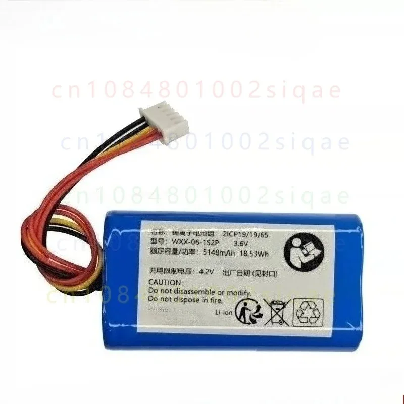 FOR COHN WXX-06-1S2P 3.6V 5148mAh Lithium Battery Pack for NiuTingTing NTT-R1 Reading Robot