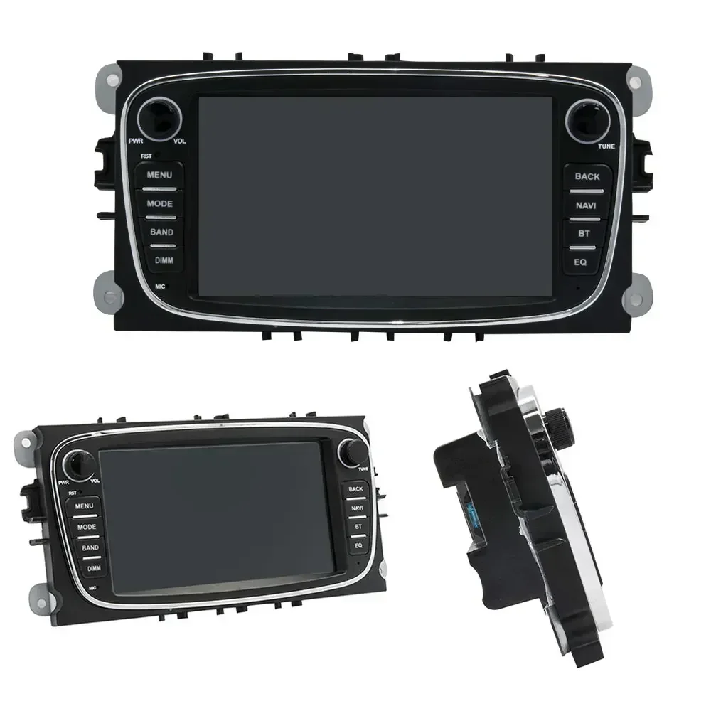 CHSTEK Car Radio Wireless Carplay For Ford Focus S-Max Mondeo C-Max Galaxy Convers+ 2007-2011 Navigation Bluetooth Android WIFI