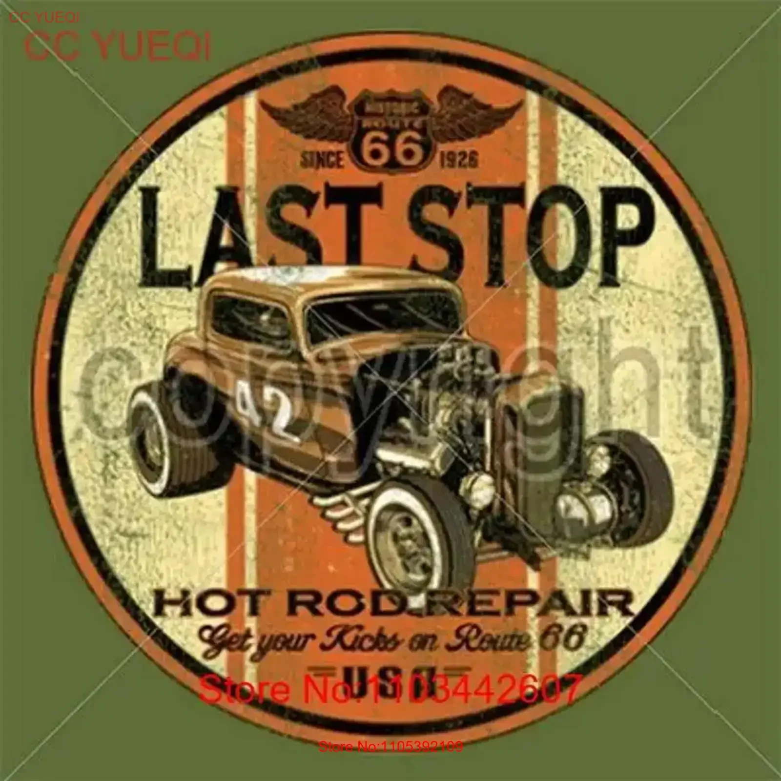 Last Stop Hot Rod Repair T Shirt You Choose Style Size Color Up to 4XL 10460 vintage Washed Soft Slightly graphic Comfortable