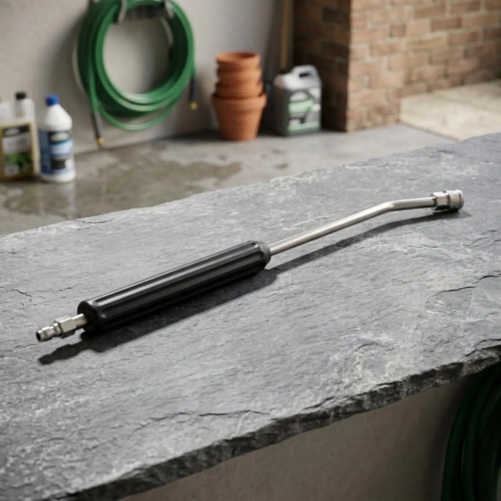 Washer Extension Nozzle Heavy Duty Stainless Steel Wand Quick Connect M14 Female for High Pressure Washer Cleaning