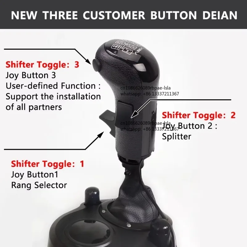 PC USB High Low Gear Truck Game Shifter Knob G923 G29 G27 G25 TH8A USB Gearshift Knob ATS ETS2