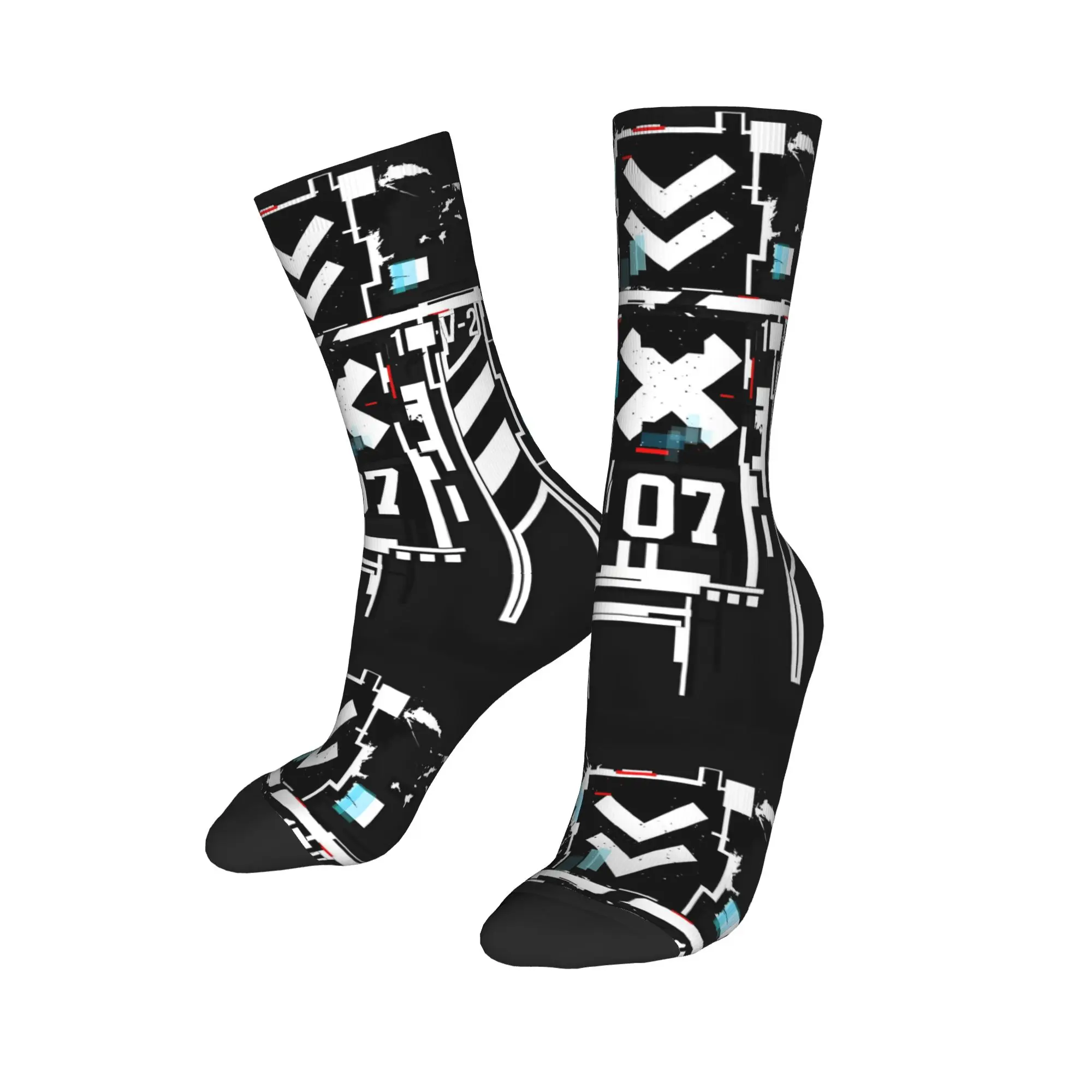 Custom Cool Tokyo Techwear Socks Women Men Warm 3D Printed Tech-Inspired Style Sports Basketball Socks