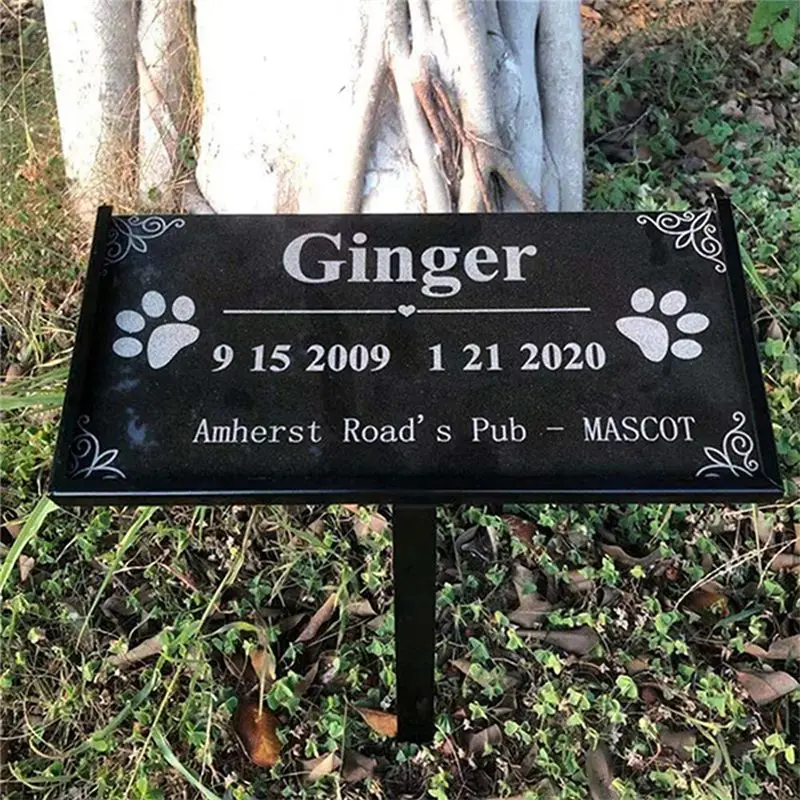 ABXF-Grave Marker Stand For 6 Inchx 12 Inch Stones, Memorial Stones For Loved One Durable