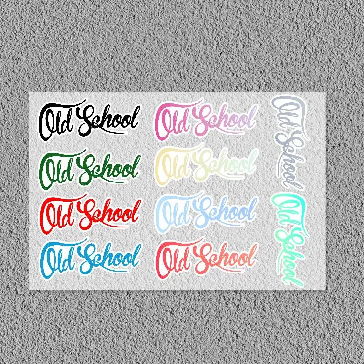 Old School Japanese Motorcycle Sticker Suitable For Motorcycle Body Reflective Car Sticker Helmet Decal