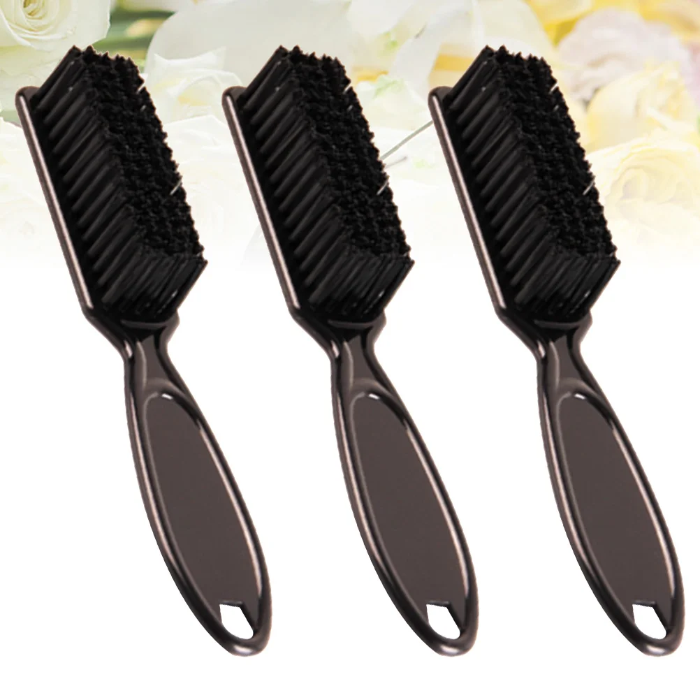 

3 Pcs Bristles Beard Brush Cleaning Combs for Men Hair Styling Hairdressing Tool