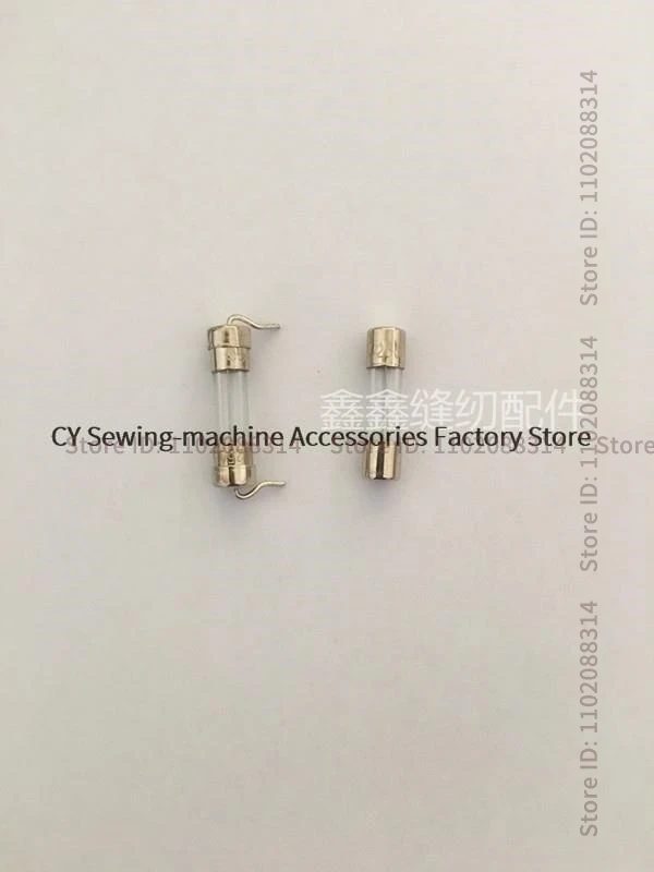 10pcs Qixing Electric Control Accessories 8A Insurance Tube with Pins Original Industrial Sewing Machine Accessories