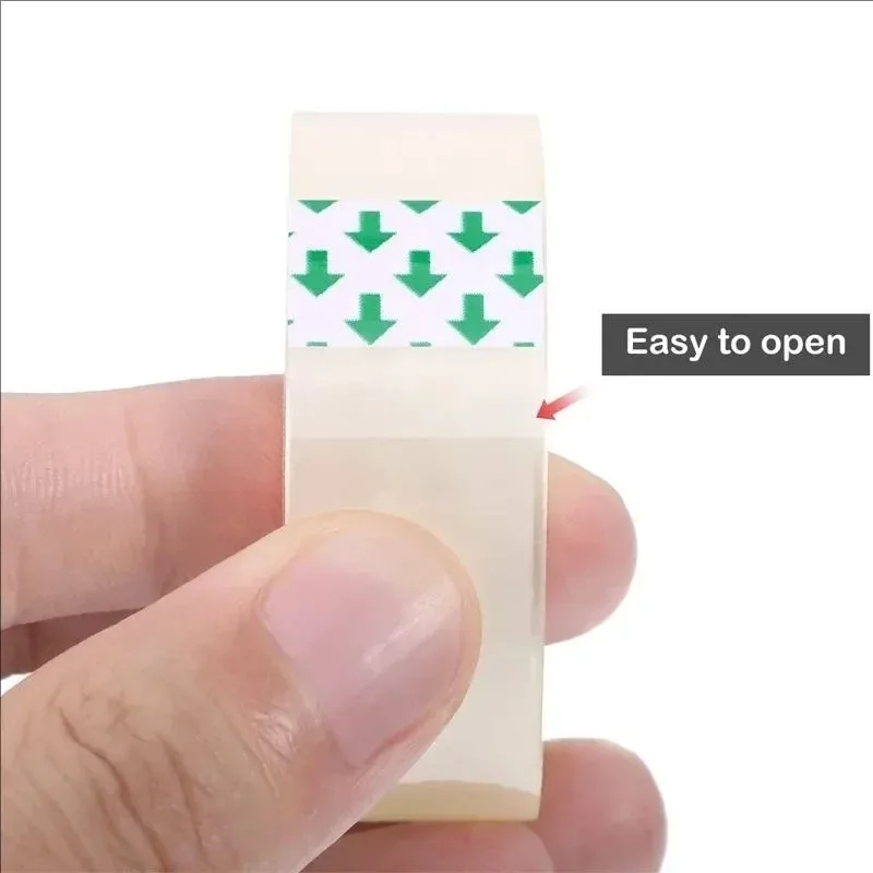 1/5/10Rolls Premium Transparent Tape 0.8cm 1.2cm 1.8cm Multifuntion High-viscosity Adhesive Tape for Gift Wrapping Packing image 2