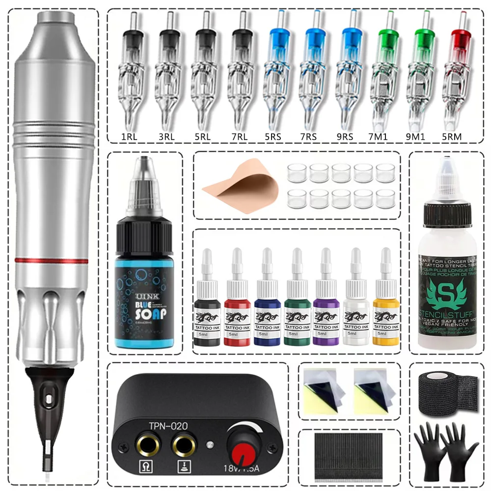 Kit de stylo argenté