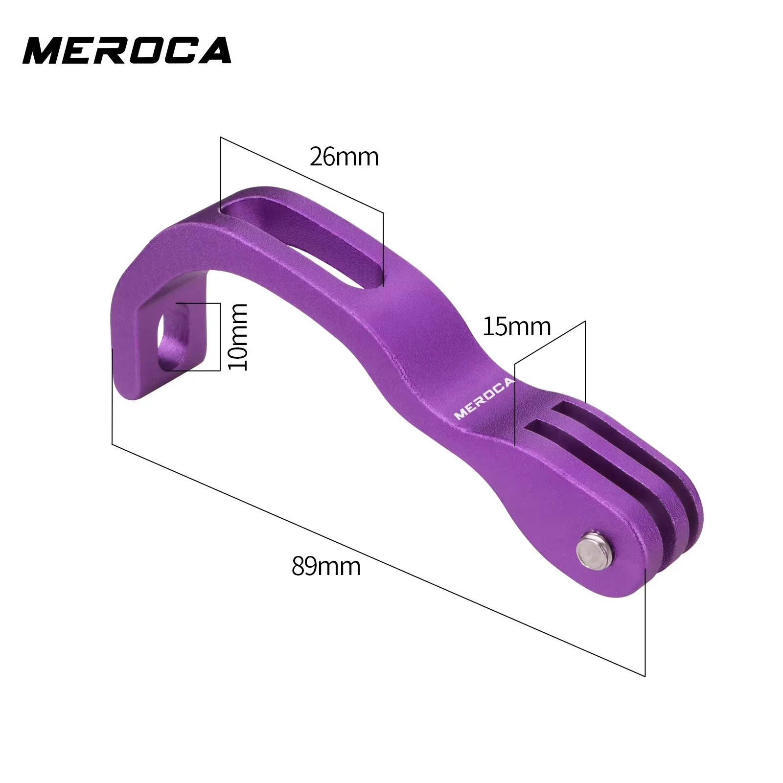 MEROCA Small Cloth Folding Bicycle Headlight Bracket Bicycle Lamp Holder Mount Camera Stand Rack Front Fork Install Folding Bike - view 6