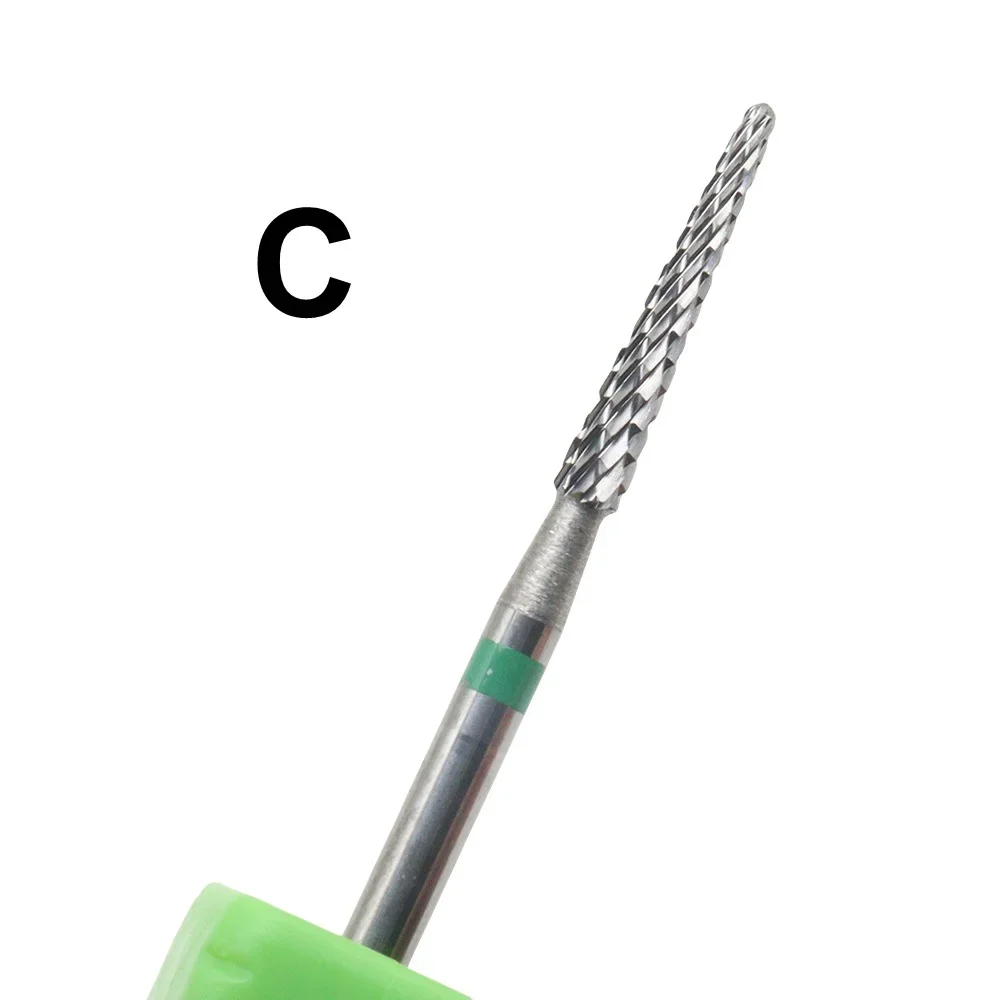 Brandneue Wolframstahl-Nagelbohrer, Pediküre-Hartmetallfräser für Nagelfeilen, Maniküre-Fräser, Nagelkunst-Werkzeug