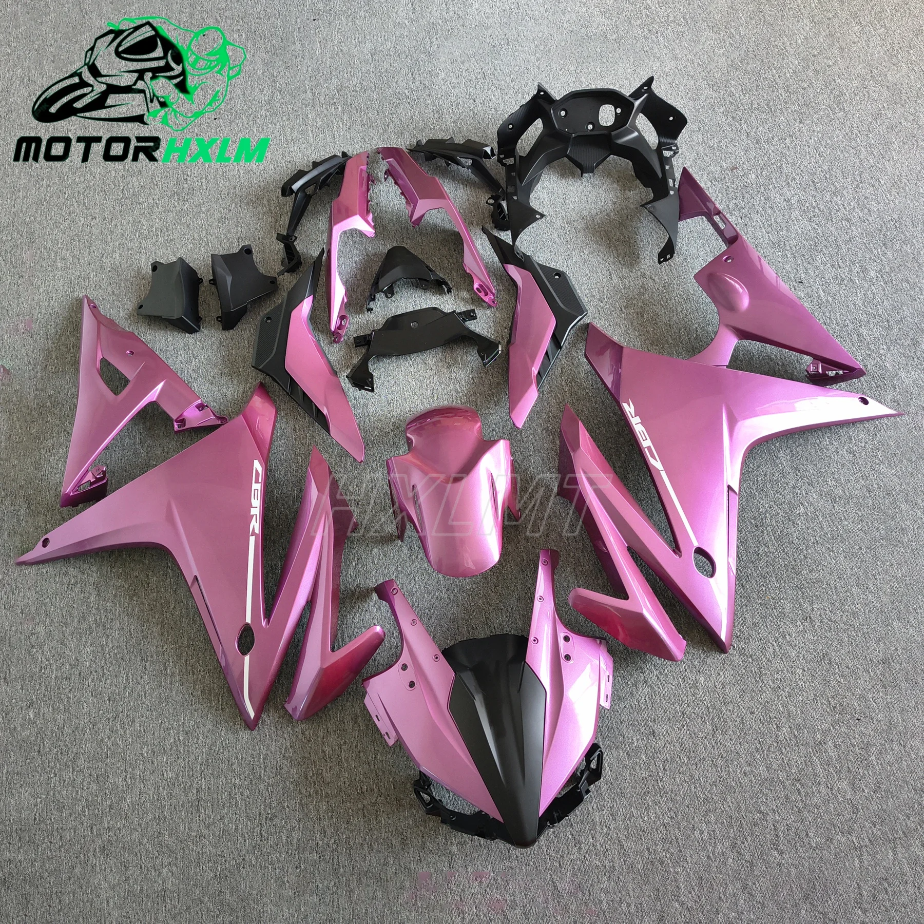 For Honda CBR500R CBR 500R CBR500 R 2016 2017 2018 Body Full Kit Cowl Kit Motorcycle Bodywork ABS Injection Red Black 3