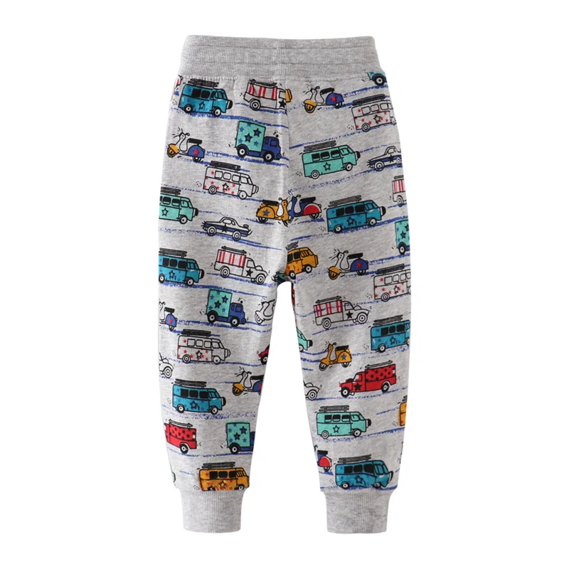 All Printed 2-7T Baby Boys Sweatpants Cas Print Drawstring  Hot Selling Children's Trousers Autumn Spring Kids Trousers Pants