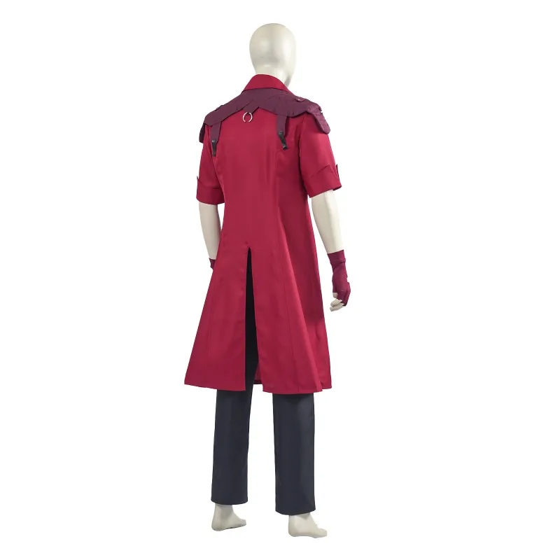 Anime Dante Cosplay Costumes Uniform Disguise for Adult Men Long Windbreaker Jacket Roleplay Outfits Halloween Carnival Suit