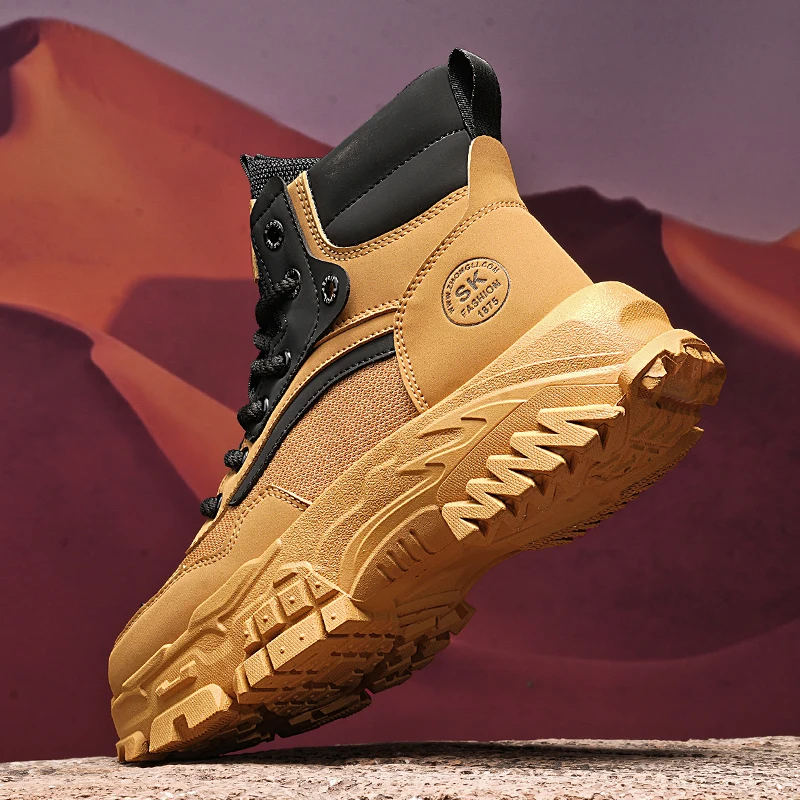 

Men's Classics Style Hiking Shoes New Arrival Lace-Up Outdoor Sport Jogging Trekking Sneakers Fast Shipping