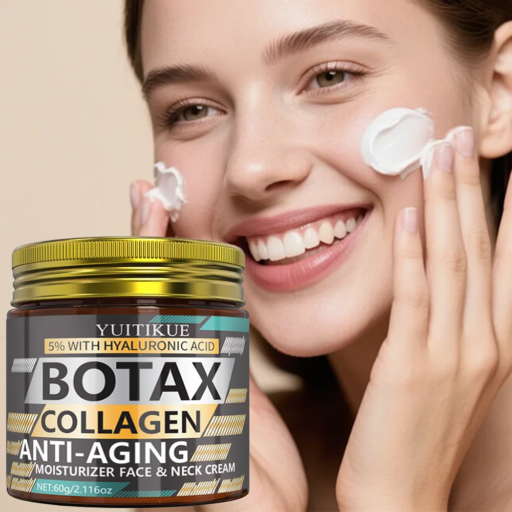 YUITIKUE Botax Collagen Moisturizer, Anti-Wrinkle Formula for Face & Neck, Delivers Plump, Youthful Glow