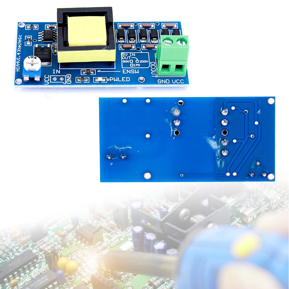 

High Voltage Step Up Power Supply Module 5V-12V Step Up To 300V-1200V DC-DC Boost Power Module Input 5V-12V Adjustable Power