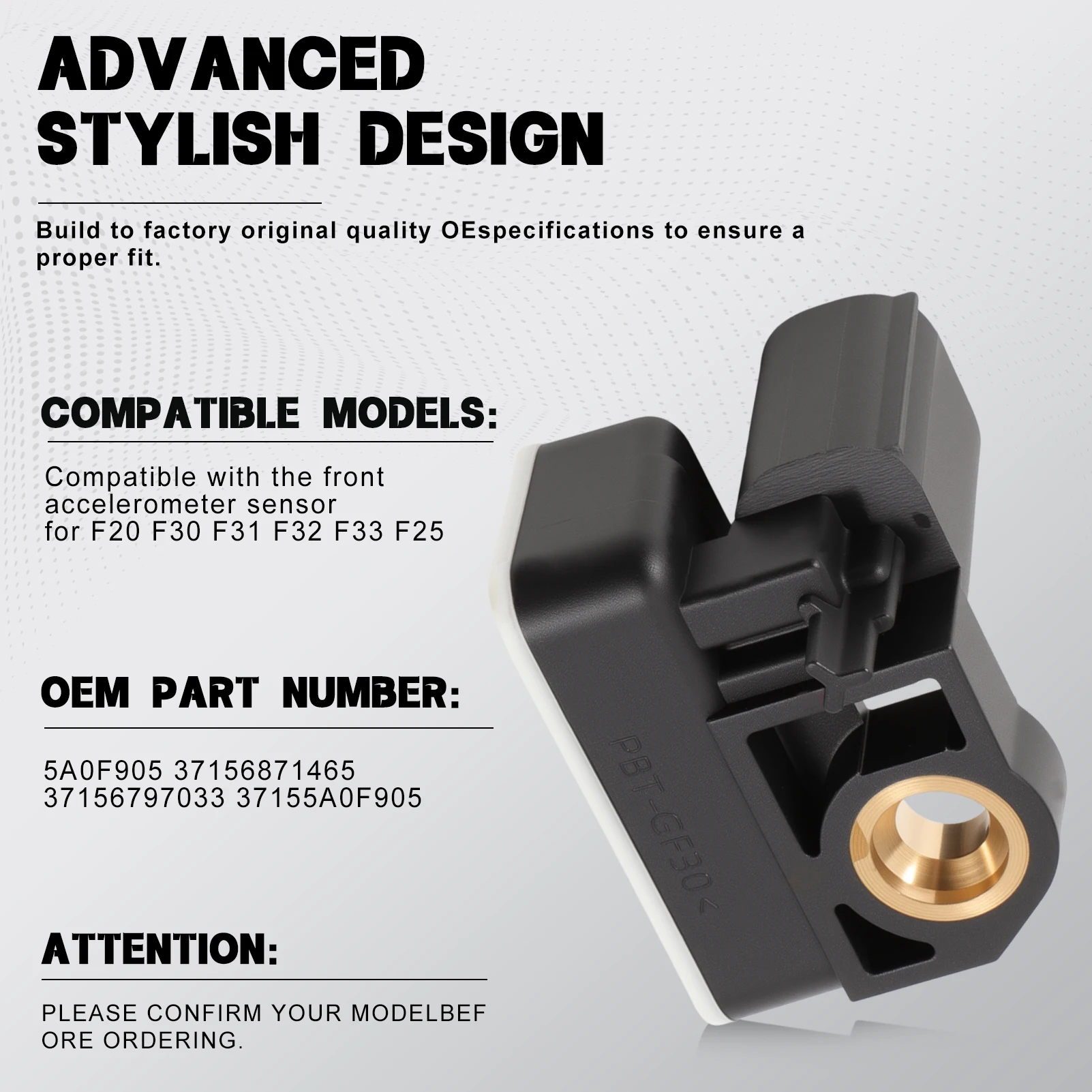 

Датчик скорости передач для X3 F25, X4 F26 F20 F21 F22 F23 F34 GT F30 F31 F80 F32 F82, для 4-местного Gran Coupe 37156797033, 37156871465